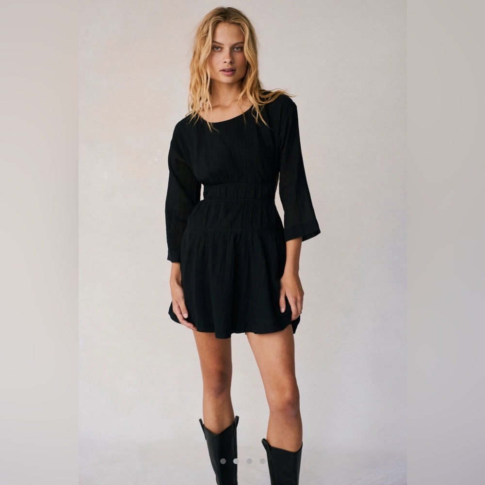 Free People Prettiest Pleats Mini Dress